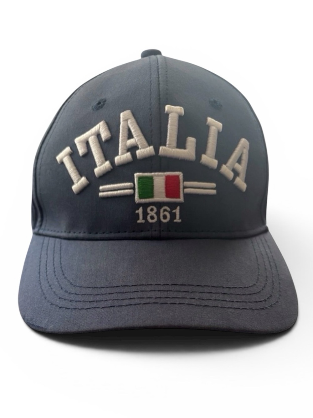 Italia 1861 Embroidered Navy Baseball Cap